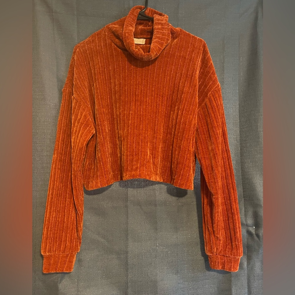 Turtleneck Cropped Sweater